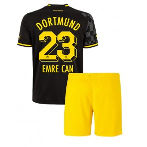 Borussia Dortmund Emre Can #23 kläder Barn 2022-23 Bortatröja Kortärmad (+ korta byxor)